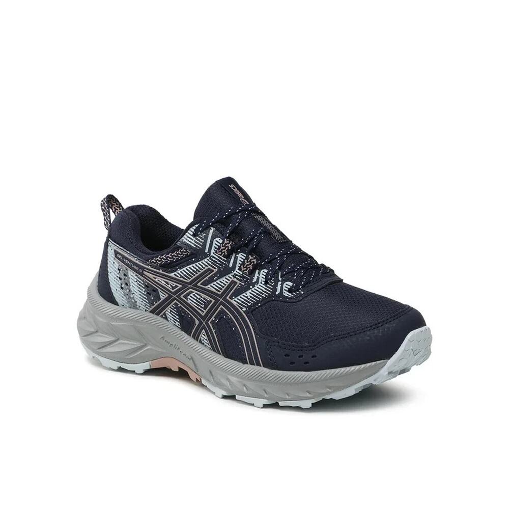 Asics Gel Venture 9 Navy Blue Gray Women's Running Trail Shoes Size 8 - Picture 4 of 5